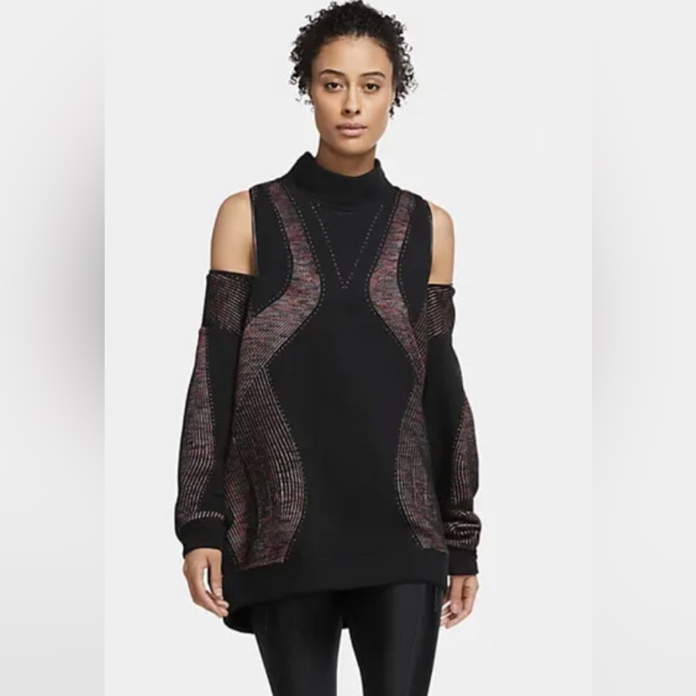 EUC. Nike City Ready Womens Top Black/Multicolor.